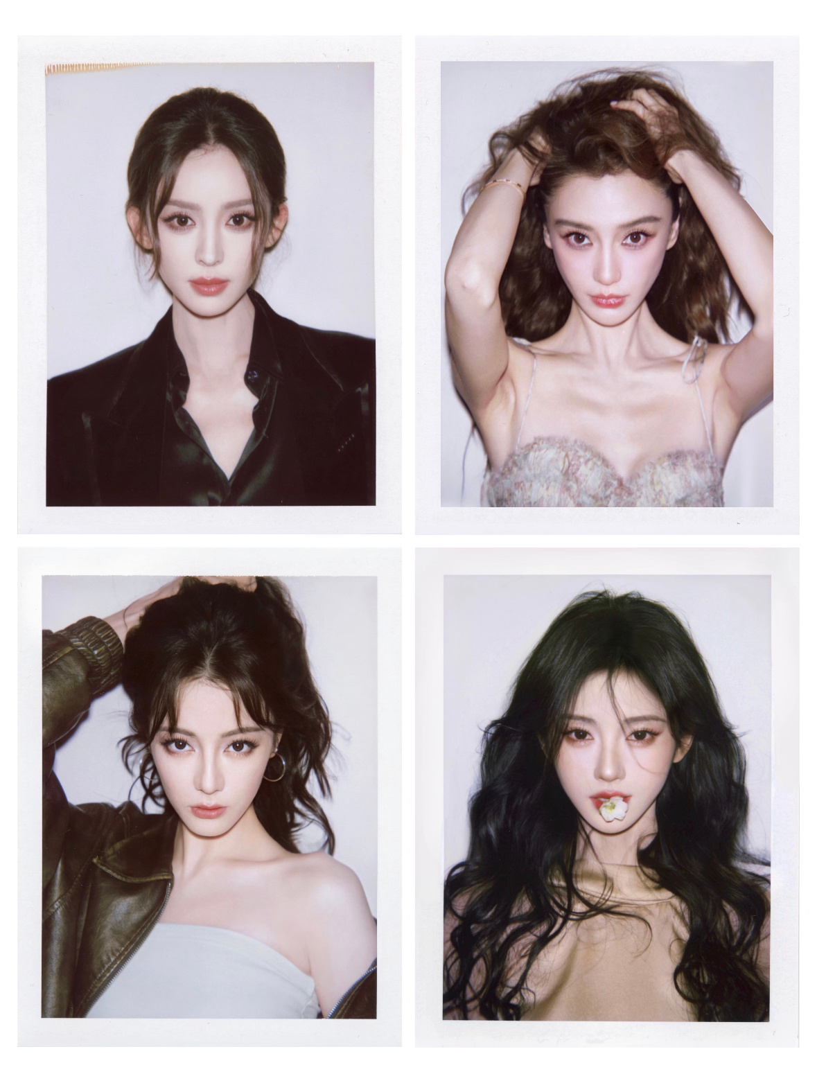 拍摄的摄影师认证的最美的四张撕拉片古力娜扎、angelababy，迪丽热巴、鞠婧