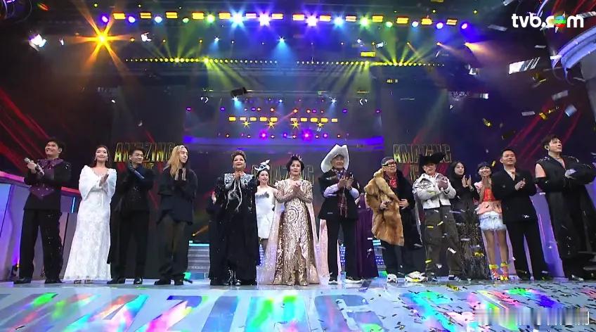 【 】TVB日前举行58周年台慶，一众艺人穿上靚衫行Catwalk上演「剪裁魔法