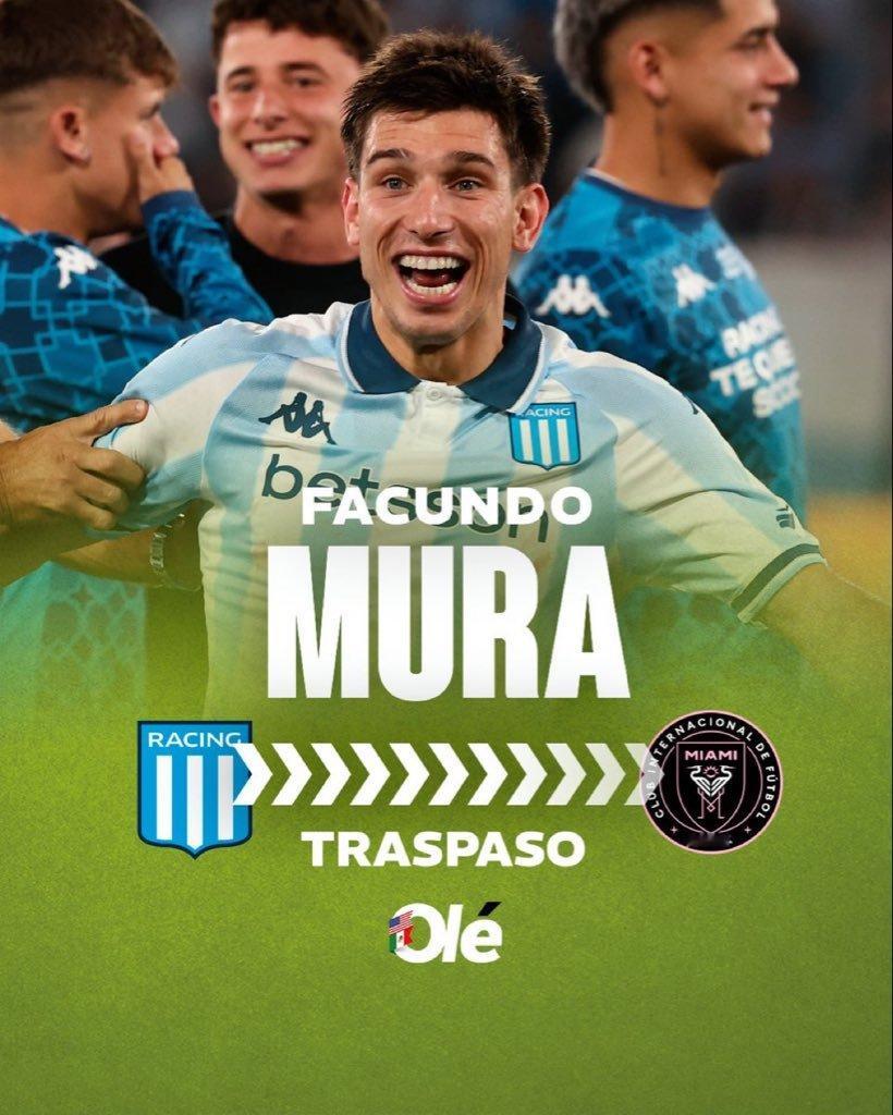 Ole｜阿根廷右后卫法昆多·莫拉自由转会加盟迈阿密国际迈阿密国际