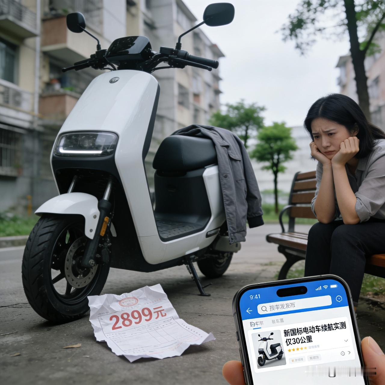 花2899买新国标电动车，骑了3天我悔了！

昨天去电动车店换车，刚报需求就被价