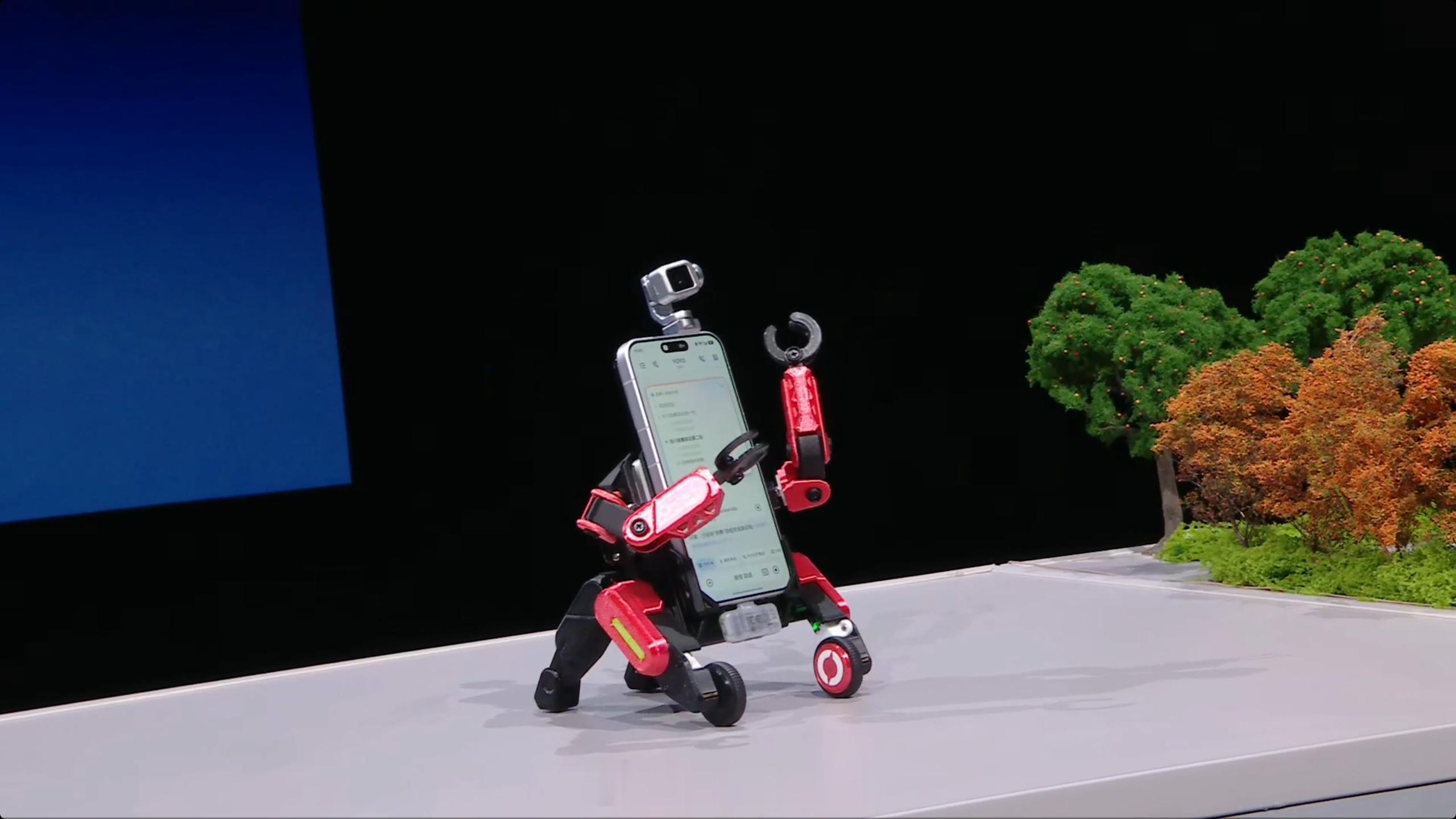 以荣耀Robot Phone为核心进行扩展，让AI智能体实体化进入物理世界与人类