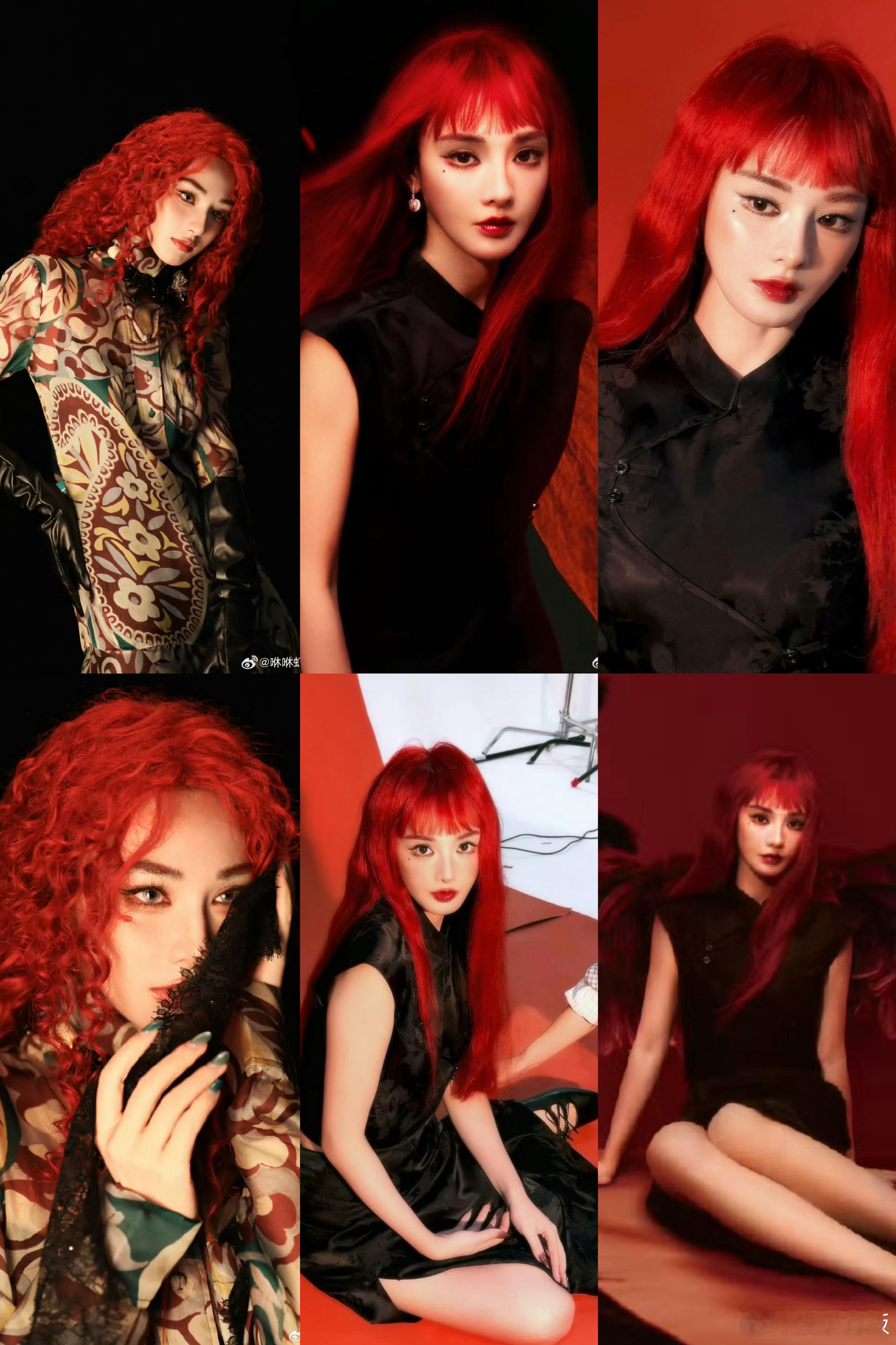 彭小苒好美的美杜莎，红发美的我一愣一愣的真是妈妈级别啊啊啊啊啊 