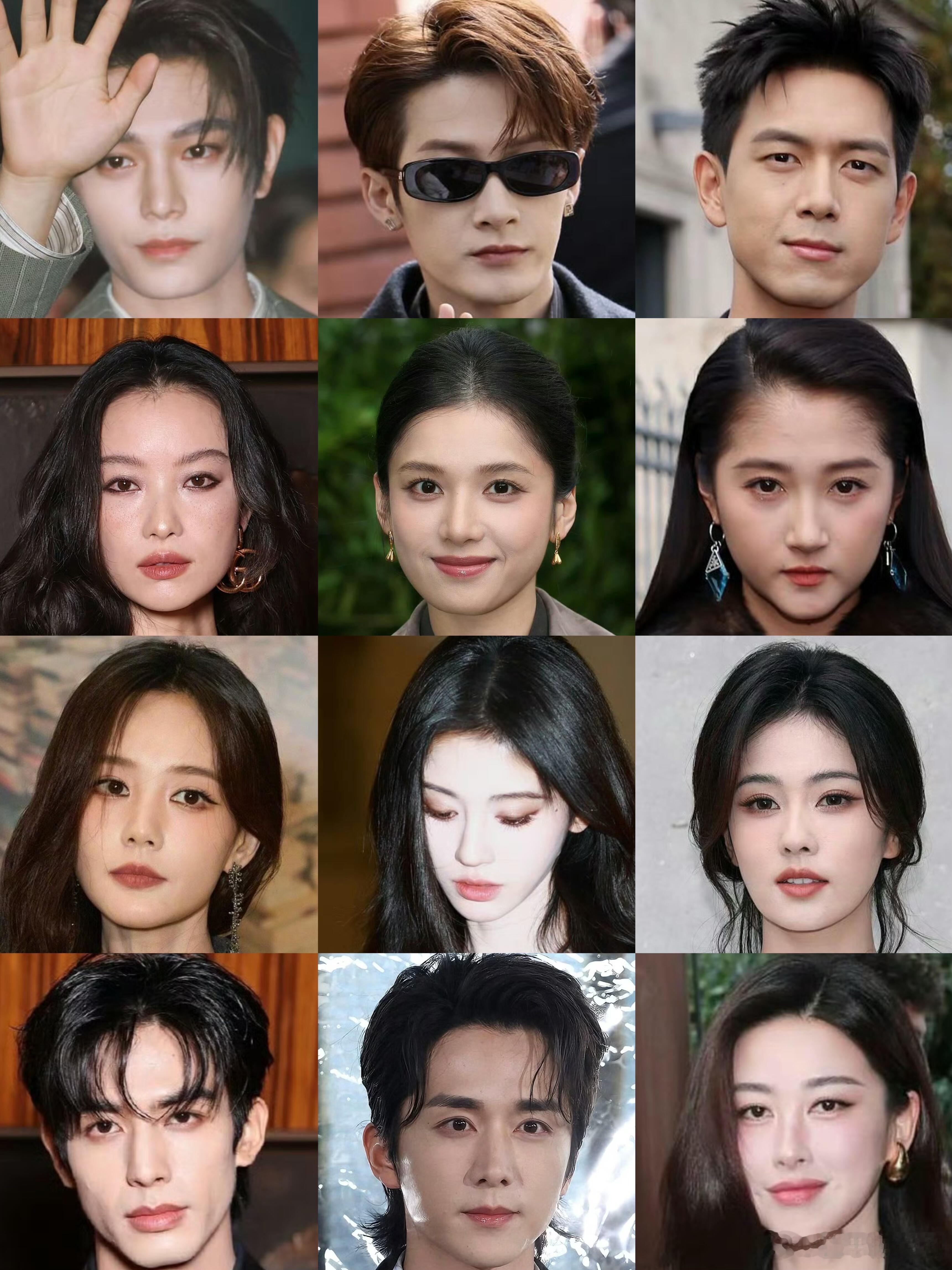 tg：中国明星出席米兰时装周G社怼脸生图，丁禹兮、檀健次、李现、倪妮、张婧仪、关