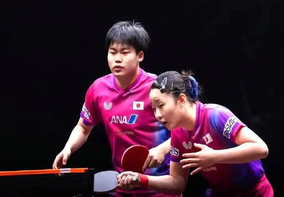 刚刚结束了一场亚运会乒乓球混双第二轮，日本组合松岛辉空/张本美和，鏖战到决胜局，