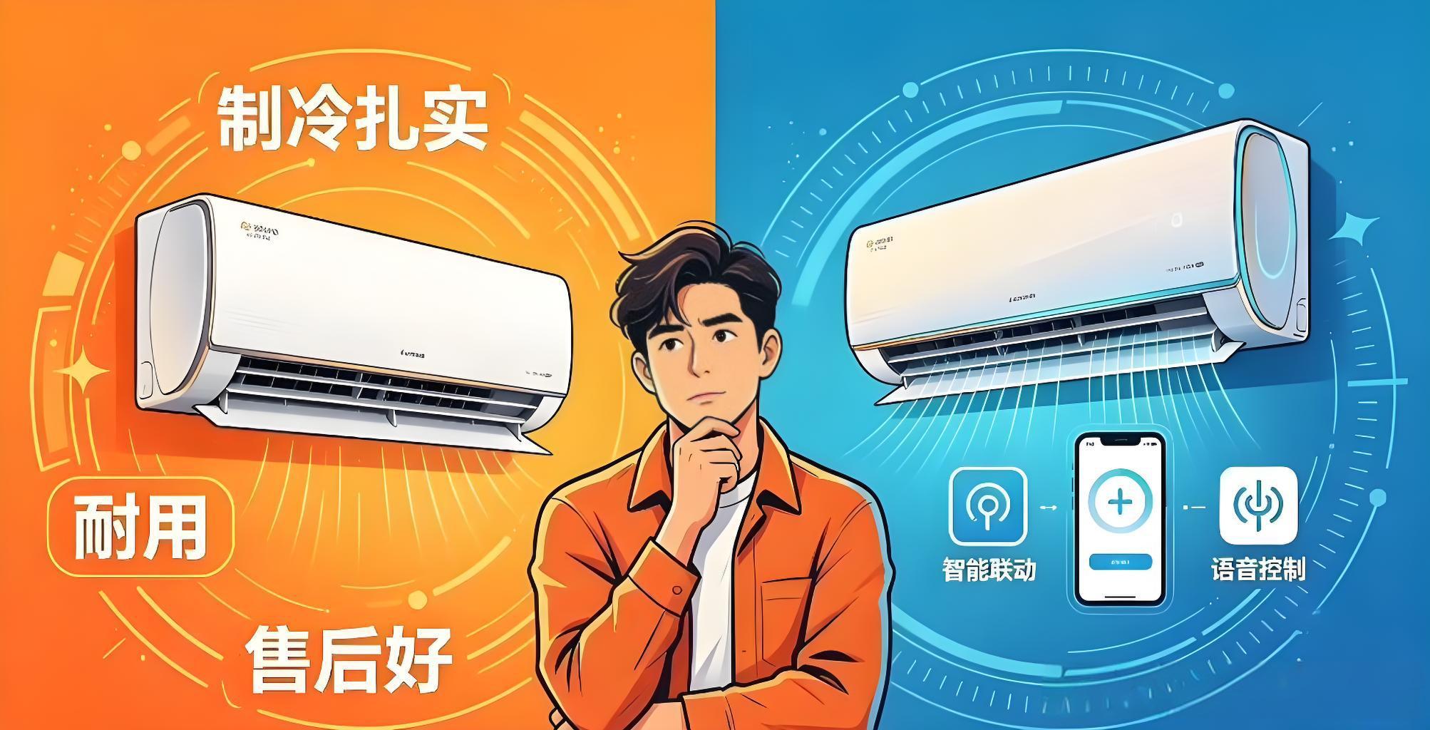 买空调你选传统大牌还是科技新贵买空调现在直接分成两大派，一边深耕制冷几十年的传统
