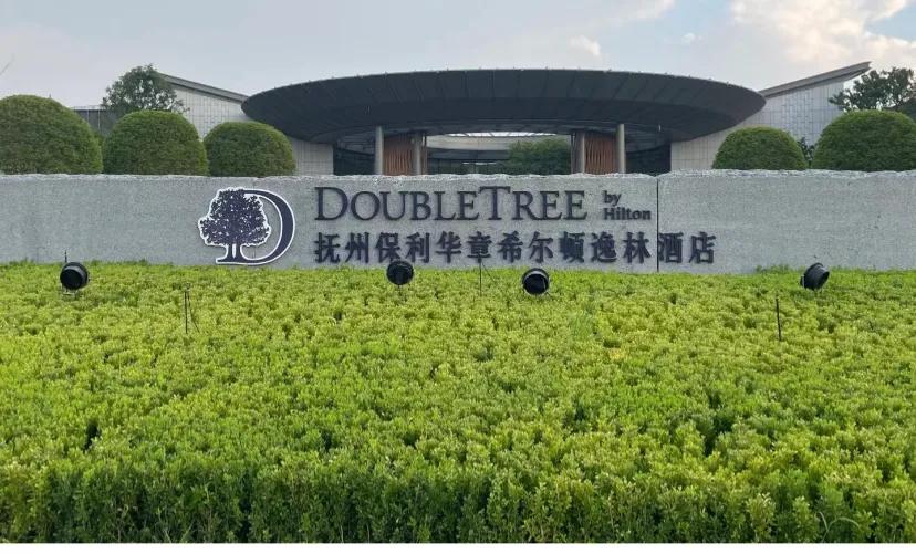 环艺看了两眼发光的酒店抚州保利华章希尔顿逸林酒店
酒店的园林很绝坐在秋千上荡了一