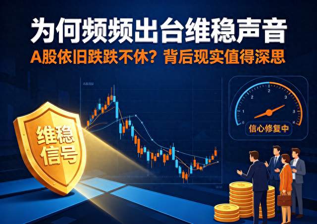 为何频频出台维稳声音，A股依旧跌跌不休？背后现实值得深思