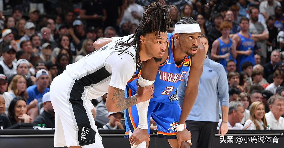 NBA西决这轮对决，
真的刷新认知！马刺21岁年轻小将卡斯尔，硬生生限制住MVP