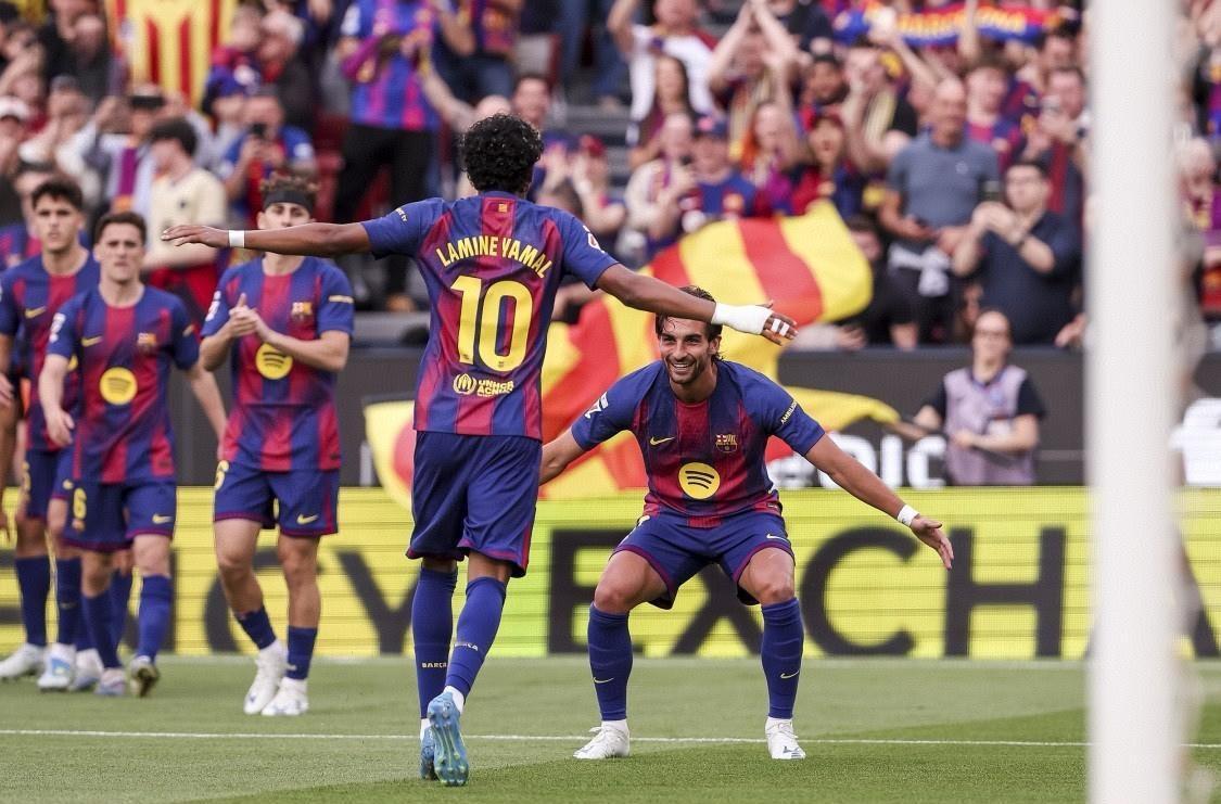 好家伙！巴萨这是把欧冠对阵马竞的憋屈全都释放在西班牙人身上了！主场4-1大胜西班