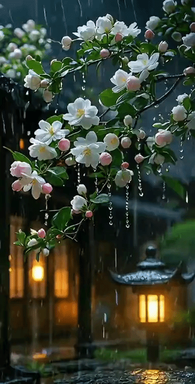 《蝶恋花·梦余》阿寒  词细雨初夏深院锁。独对红妆，焰冷风偏簸。此际追思年少我，