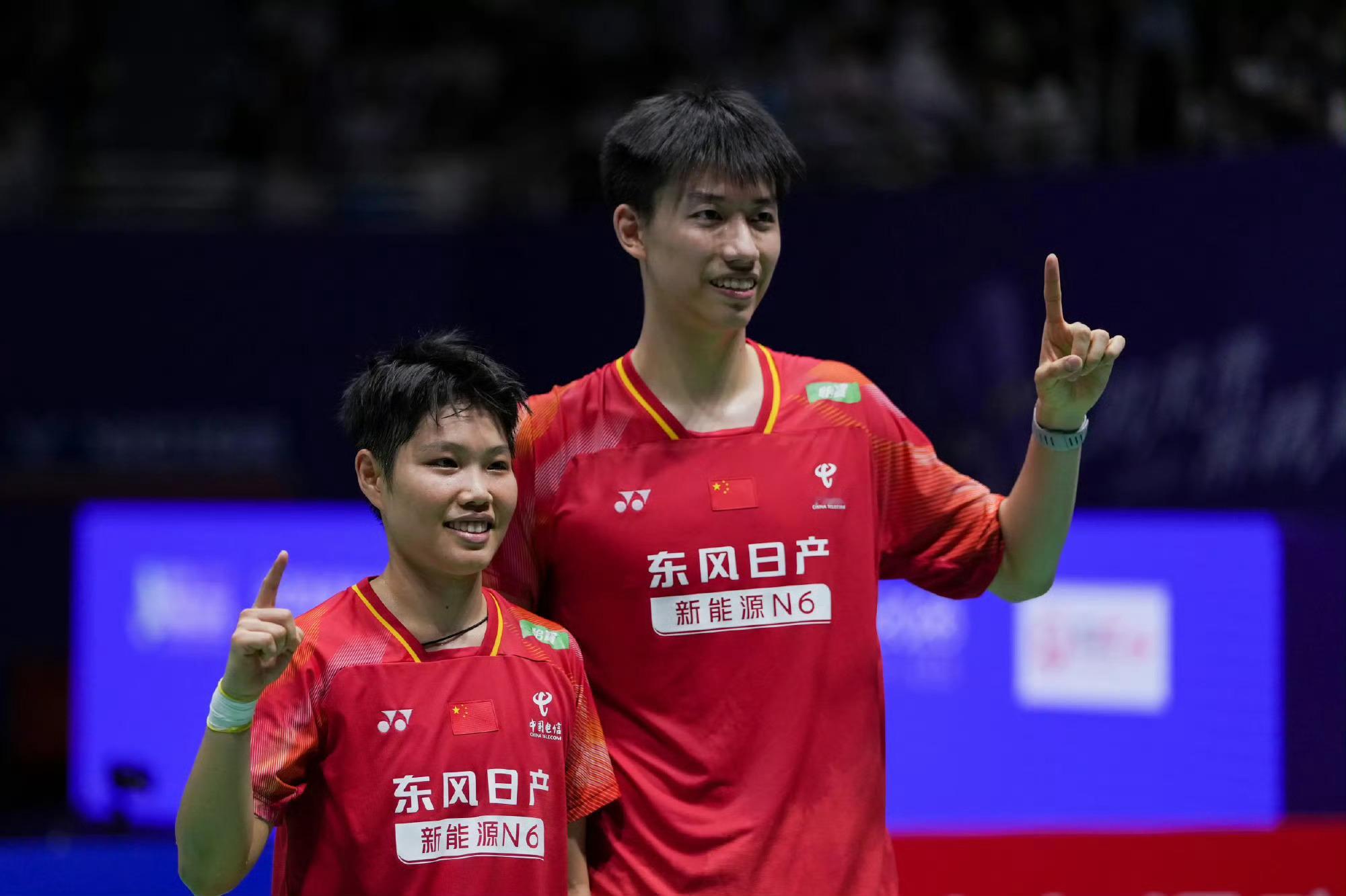 2026年羽毛球世锦赛 冯彦哲/黄东萍21-19, 21-18渡边勇大/田口真彩