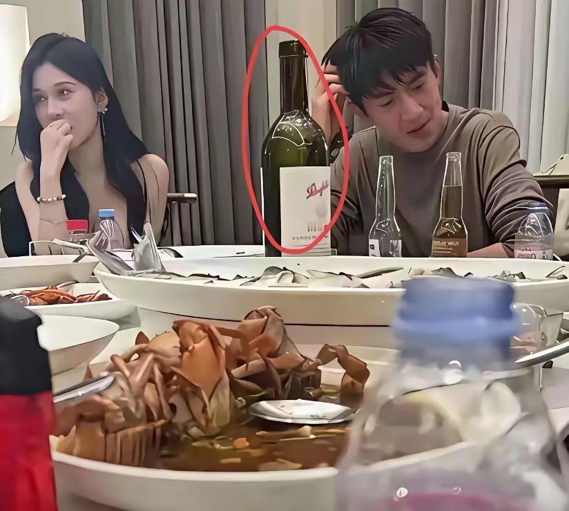 林更新喝的是什么牌子的酒，看上去像外国品牌