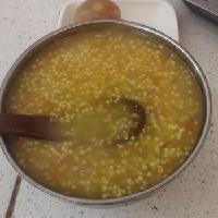 我的今日状态：😁轻松愉快早餐包子已经吃完，小米粥和鸡蛋🥚没有吃完
我这里的天