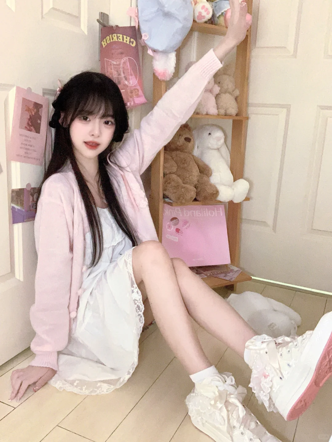 你发的娃娃脸降落在身边