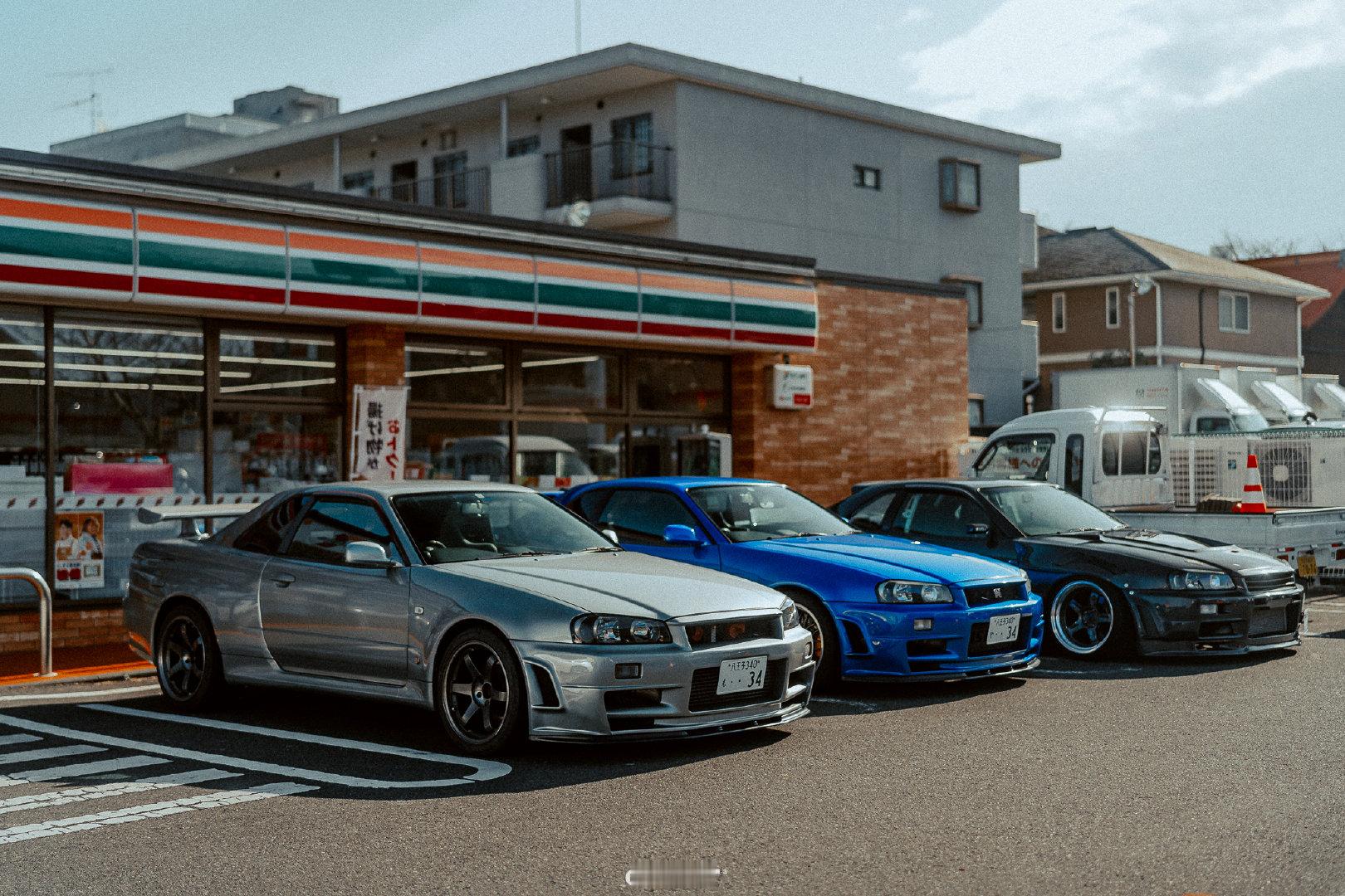 Nissan Skyline GT-R34 Go to fuji 日本风情画 便