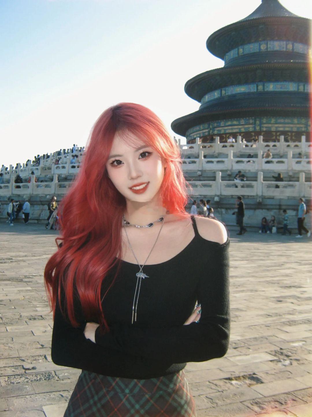 央美学姐ootd / 在天坛拍到了人生照片