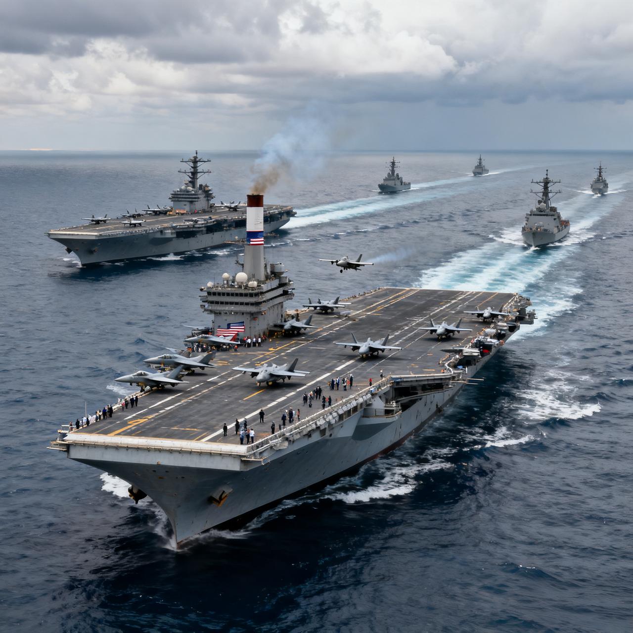 当心又一个萨达姆！
如果三艘航母齐聚……
 
据权威媒体1月14日消息，美将部署