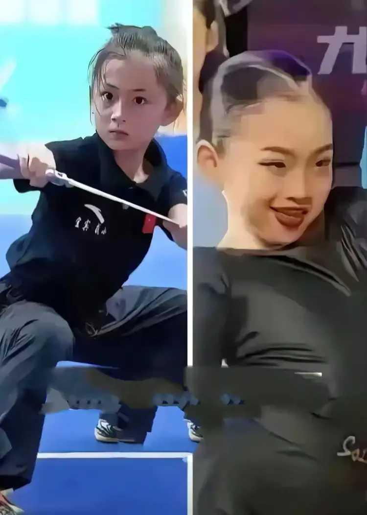 气质要从小培养。
练武的和练舞的，气质果然大不相同。
一个是刚毅英姿，一个是狐媚