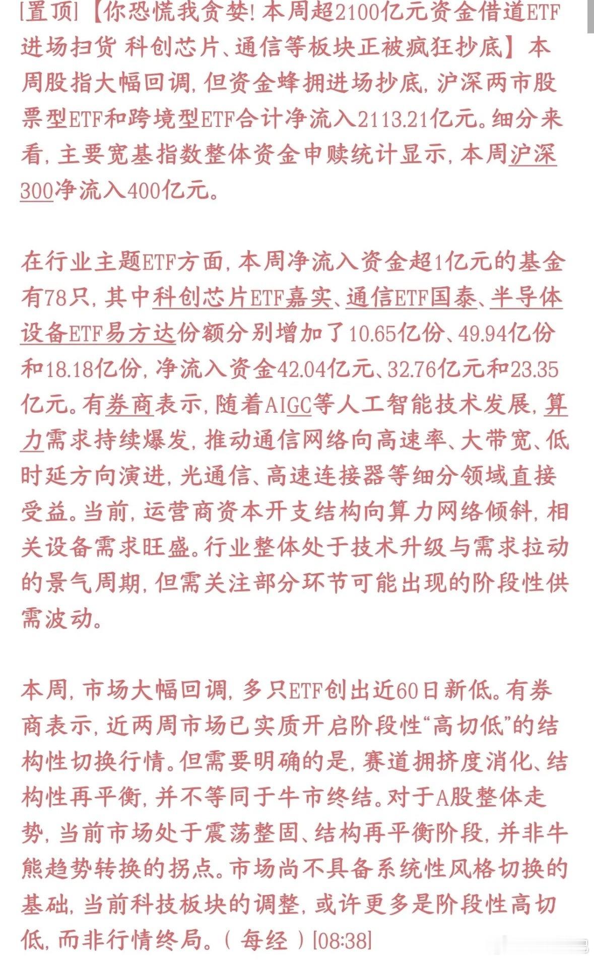 千亿资金逆势抄底！暴跌之下，机构悄悄布局科技赛道！ 