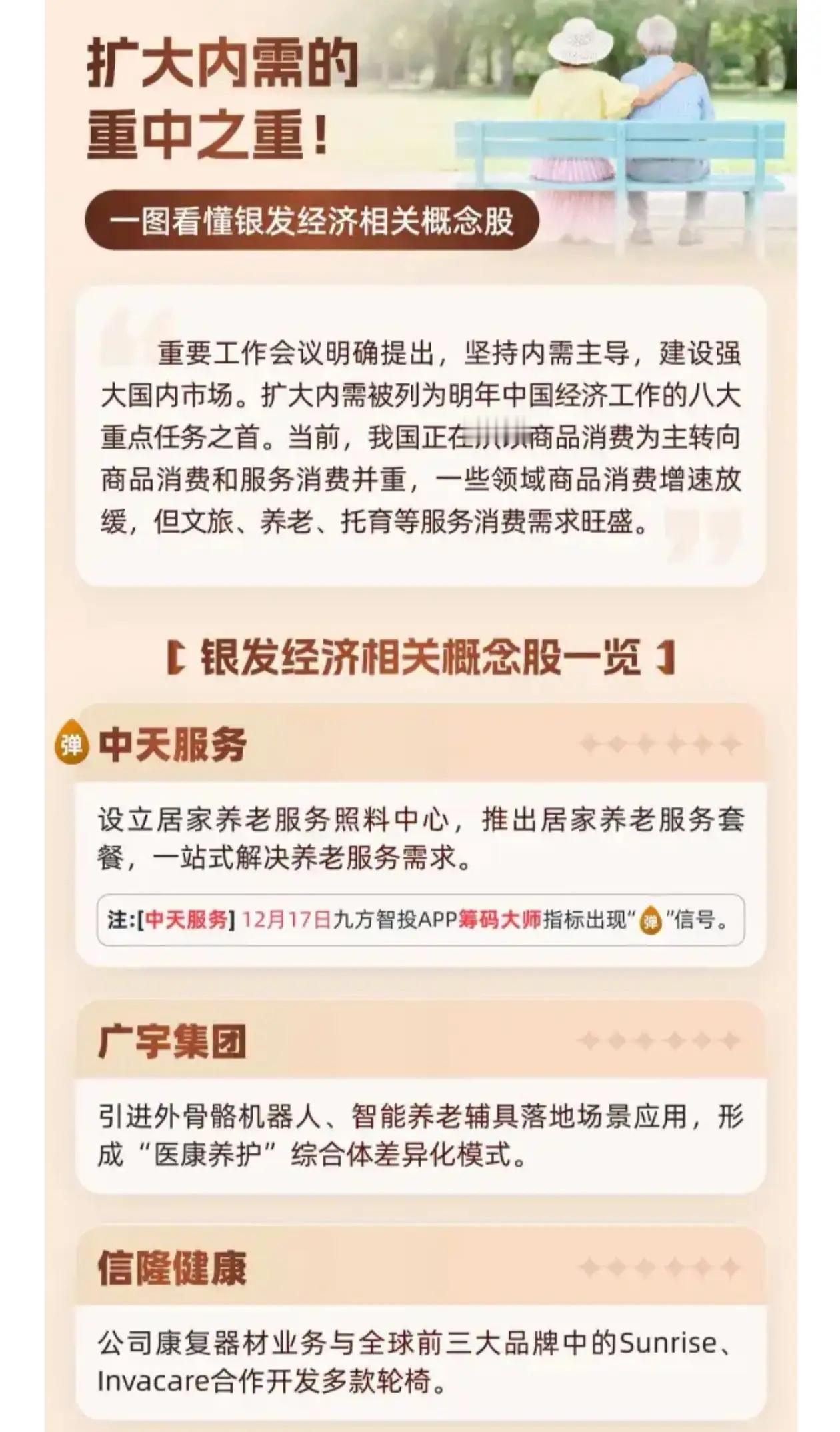 一图看懂《银发经济相关概念股一览》 