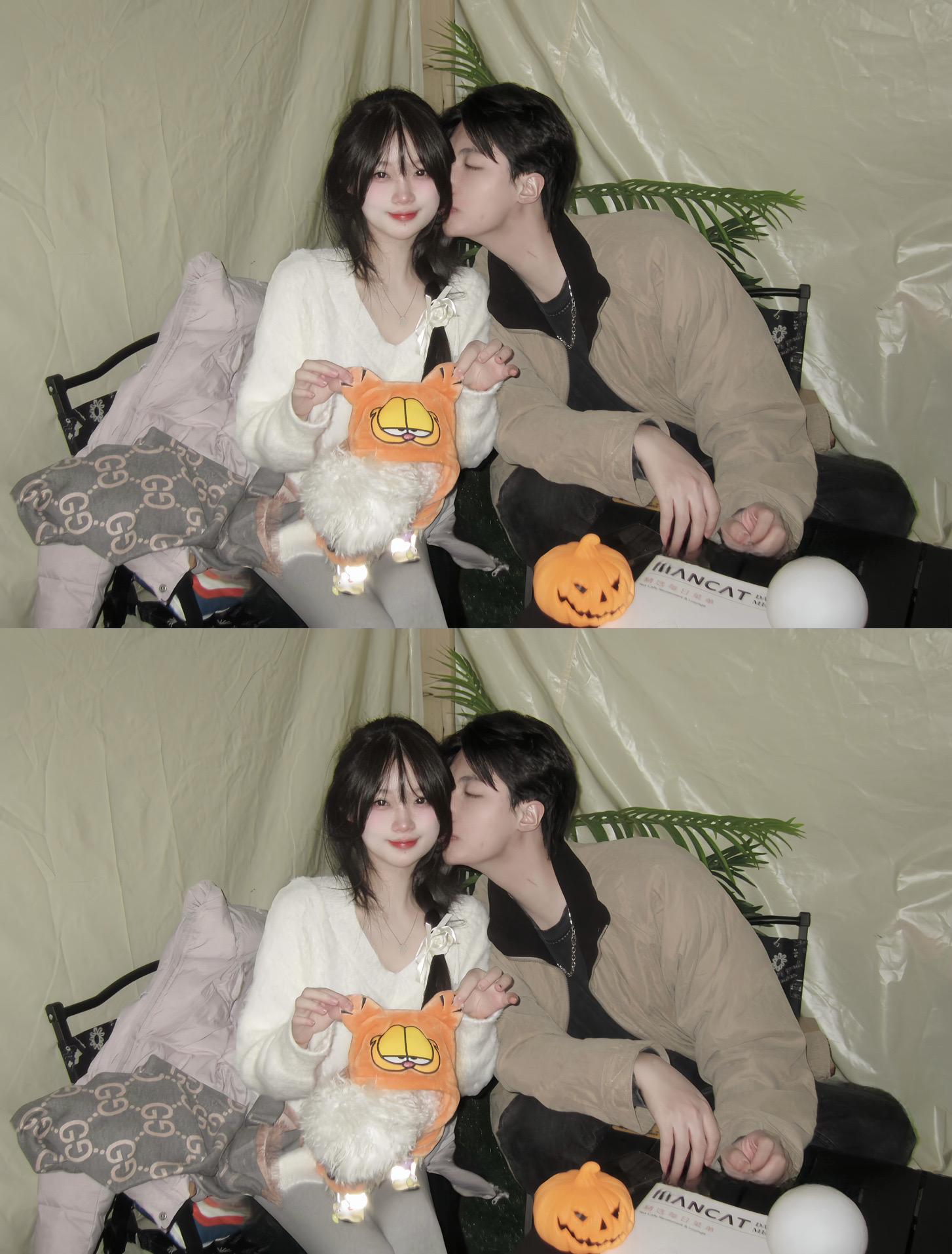 情侣日常。幸福就应该是简单的，有我有你有可爱的狗儿子