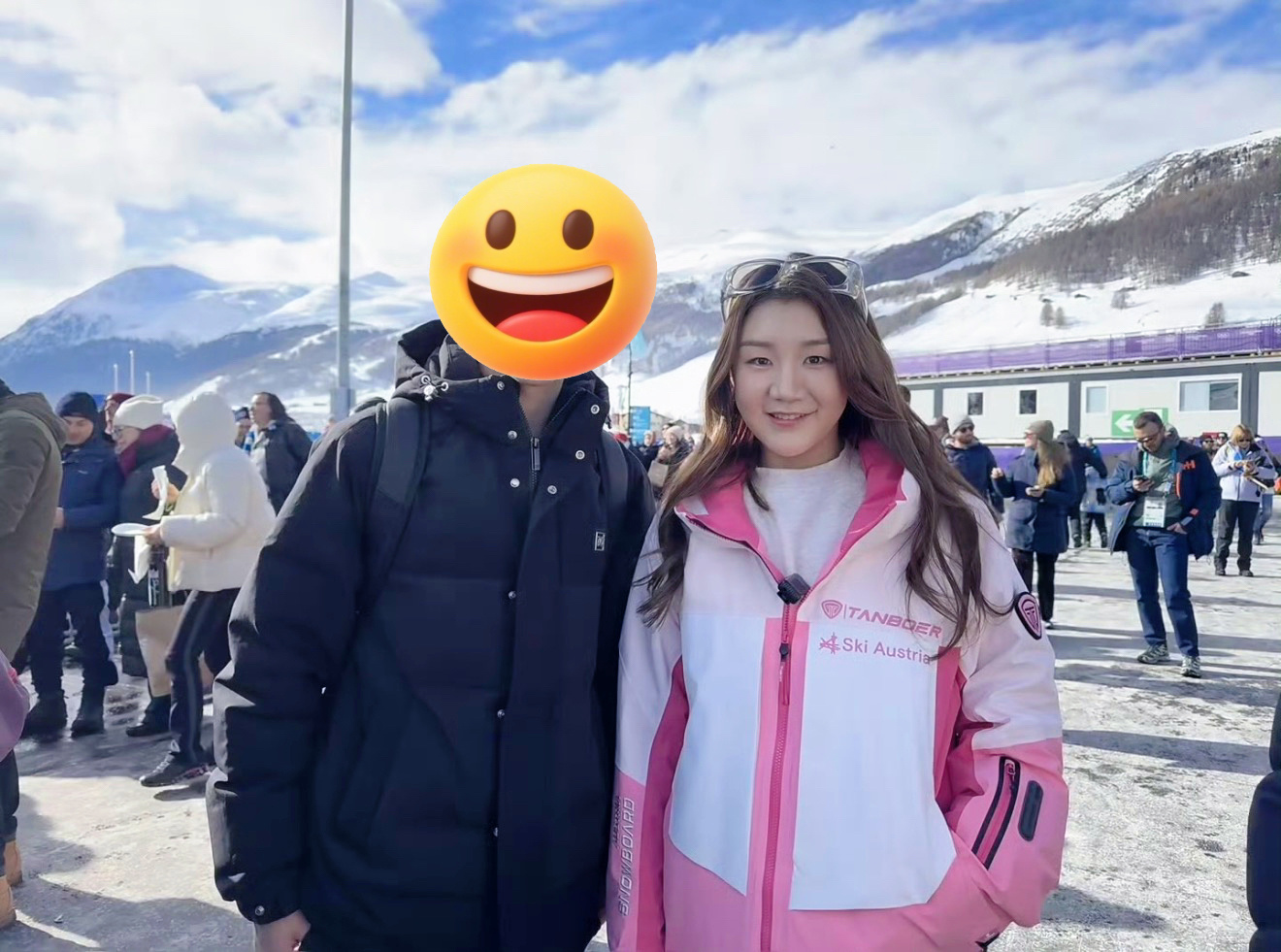 陈梦芭莎米兰冬奥梦之旅 最美的中国红🇨🇳陈梦去看谷爱凌决赛了陈梦现场观看谷爱