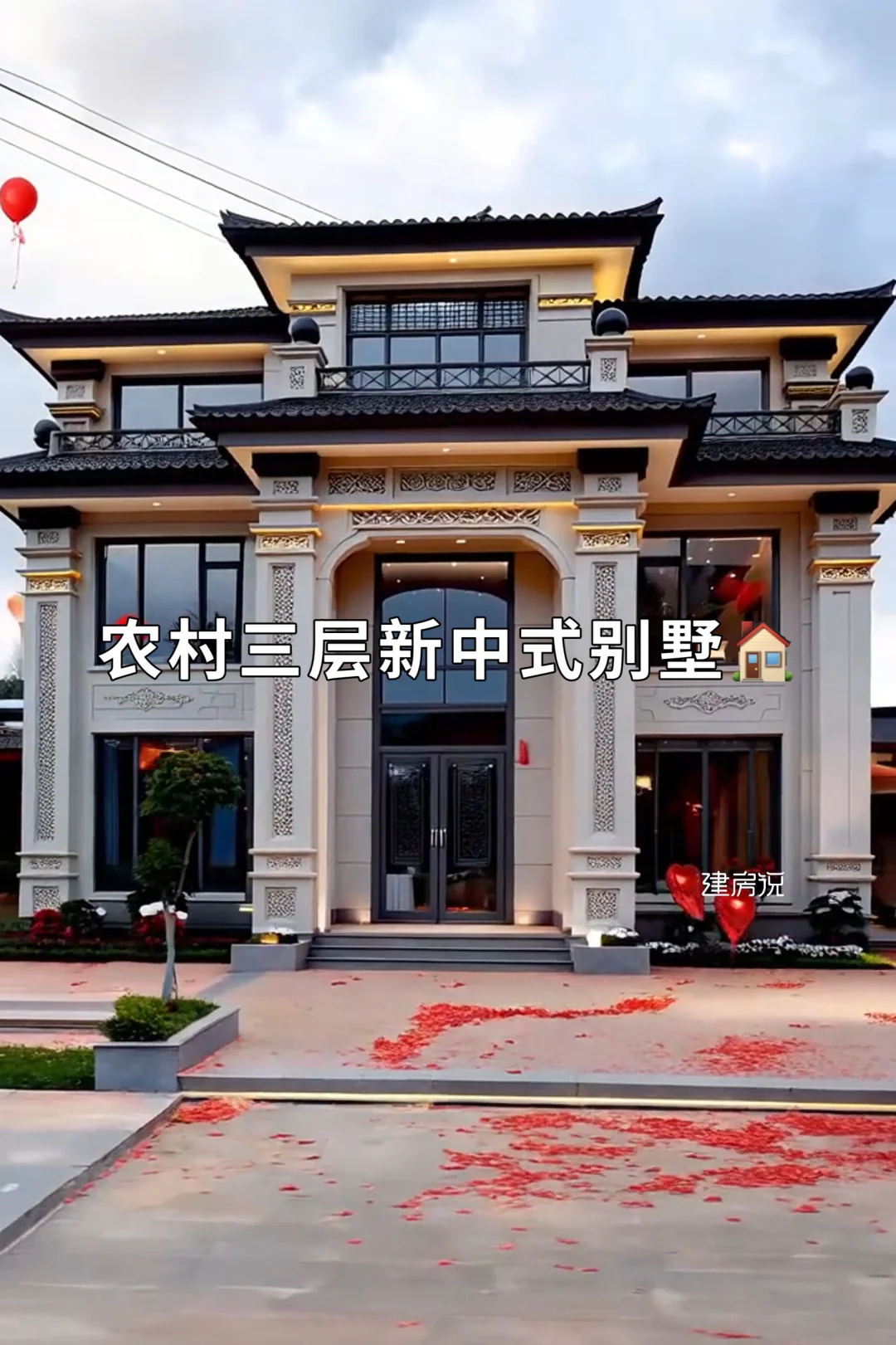 农村理想新中式别墅🏠