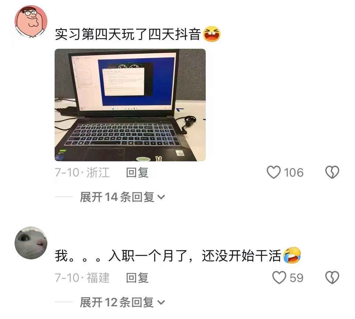 打工人的摸鱼日常 实习上岗，摸鱼天赋自动激活 