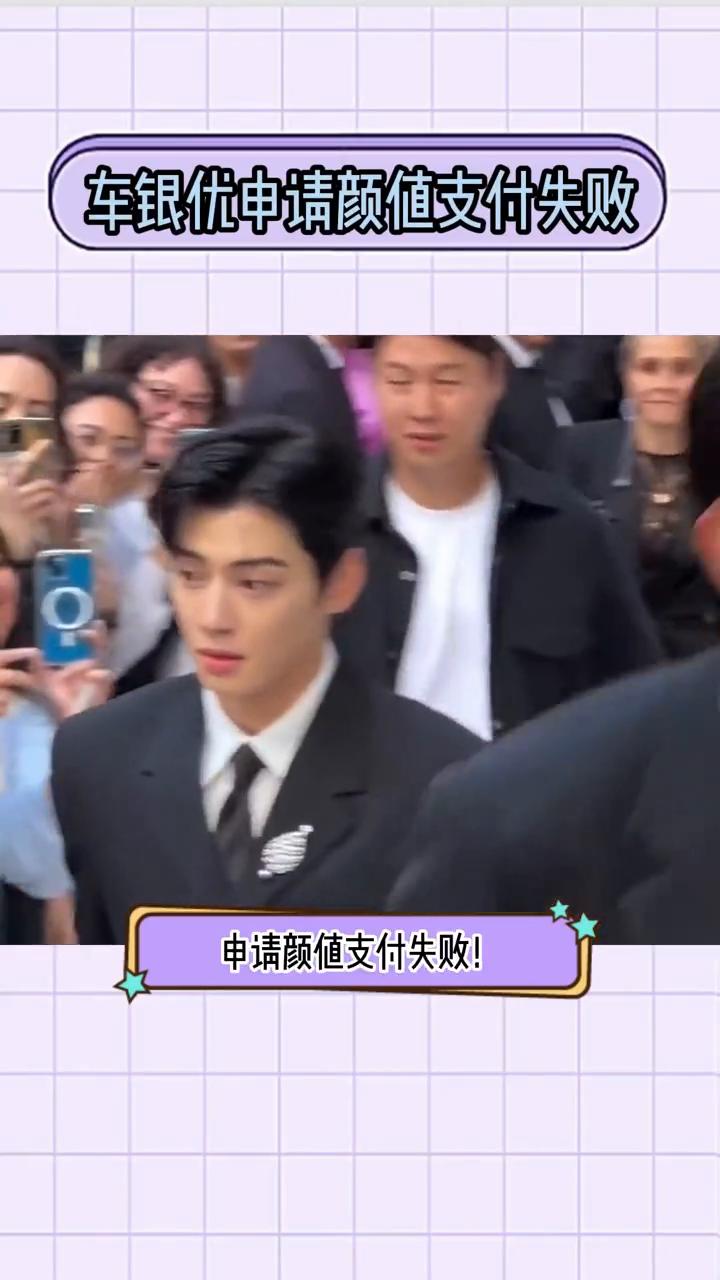 车银优申请颜值支付失败。
申请颜值支付失败，脸蛋天才车银优顶级颜王翻车，居然涉嫌