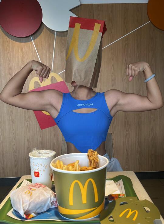 最近很火的go to gym不如go to m🍔
