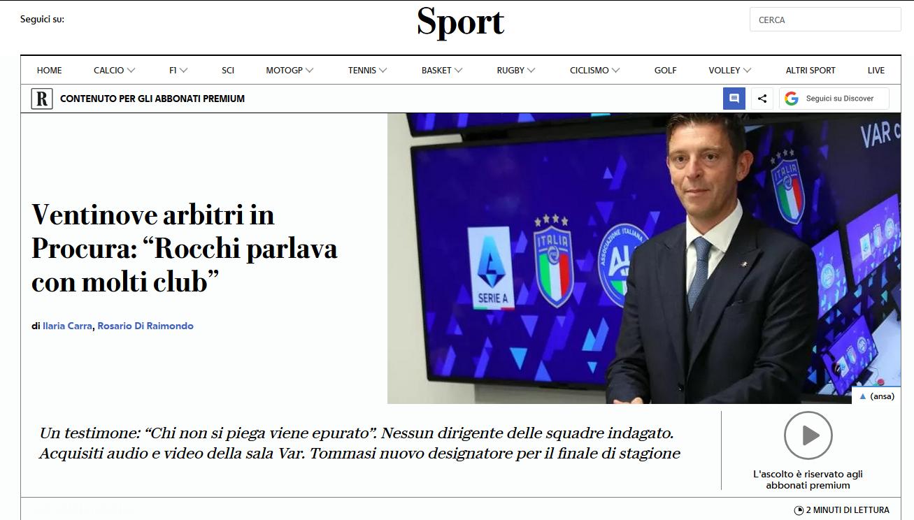 共和报Ilaria Carra和Rosario Di Raimondo关于罗基调