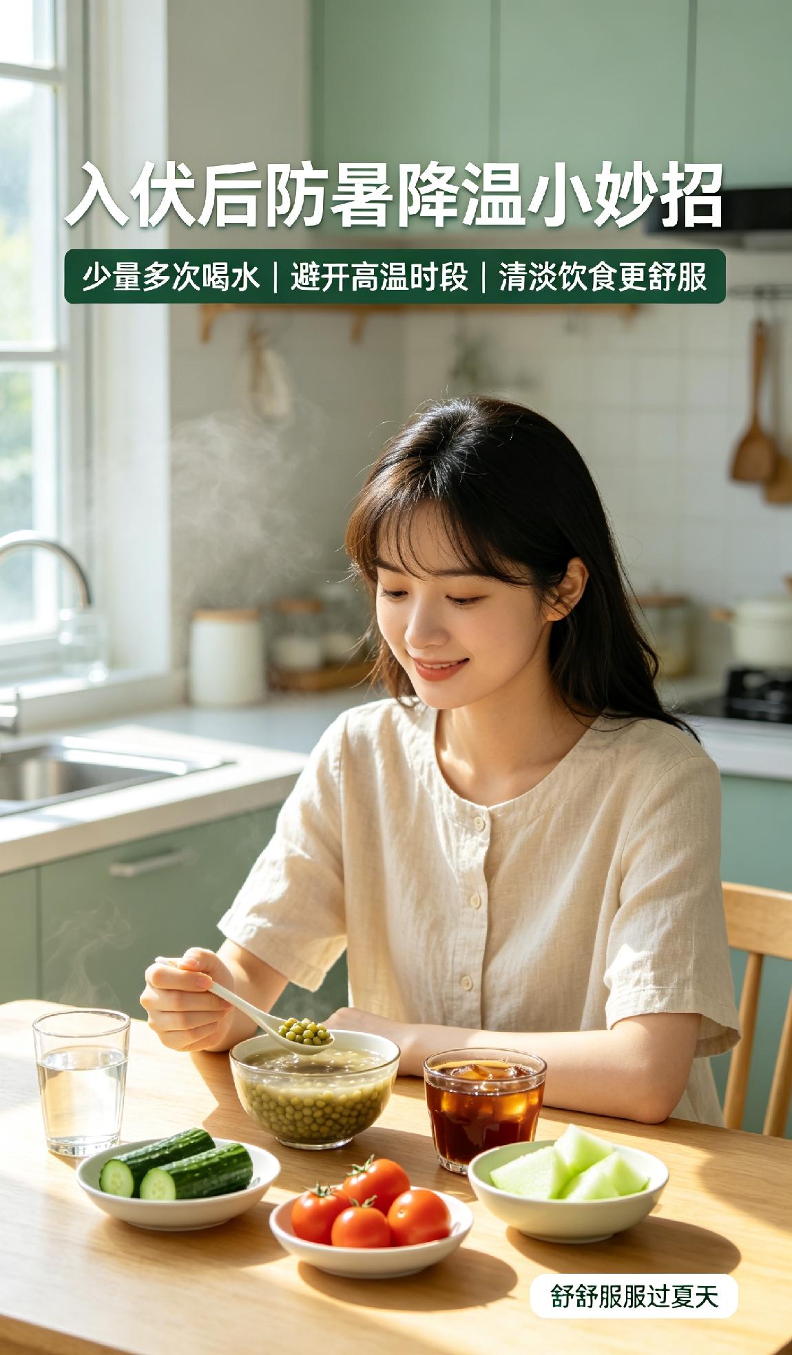 入伏之后直接进入“出门即化”的桑拿天，走两步浑身是汗，连风都带着热气。分享几个亲