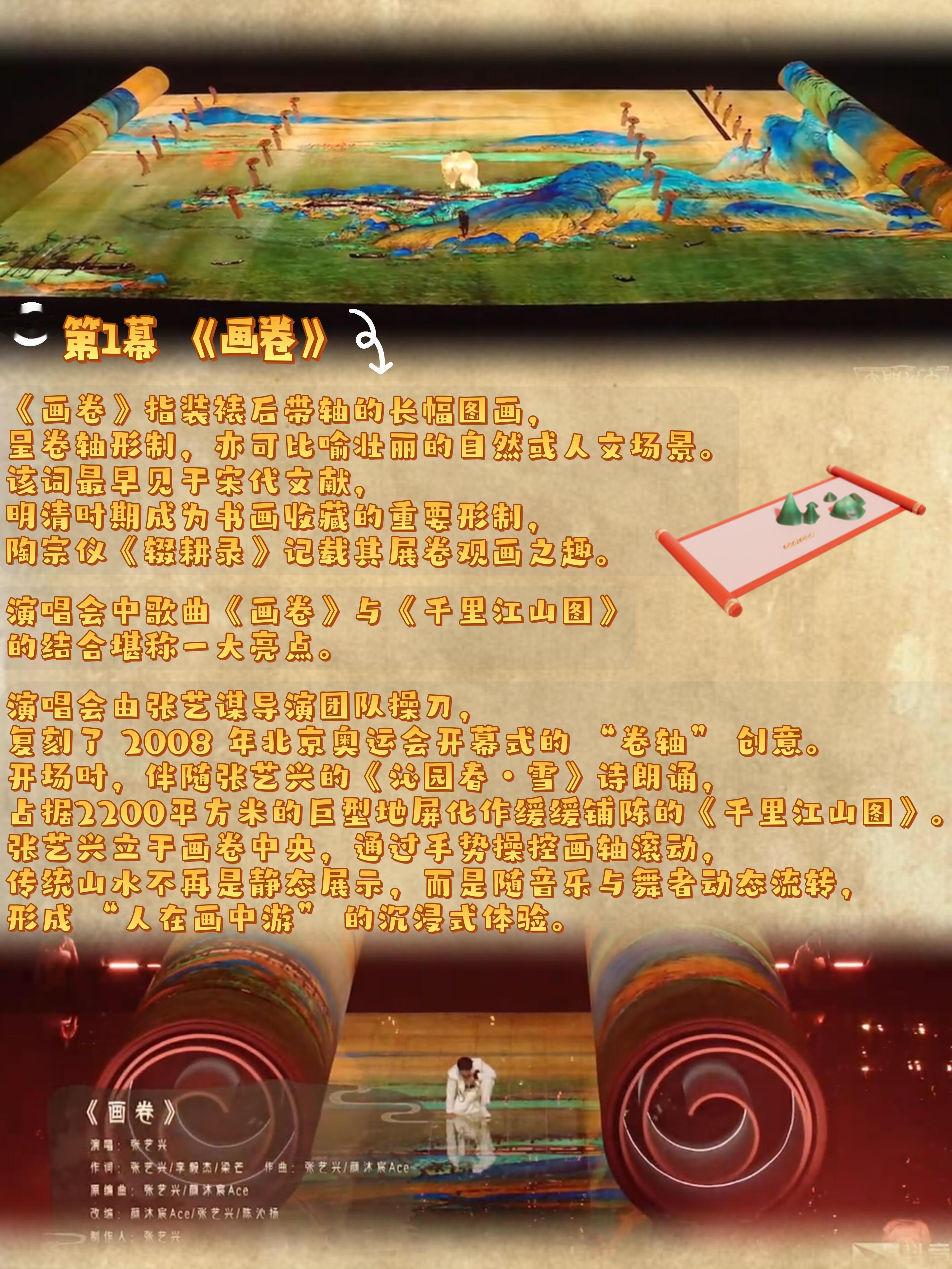看了下张艺兴鸟巢生日场，好多非遗元素，春晚都看不到这么多[捂嘴哭] ​​​