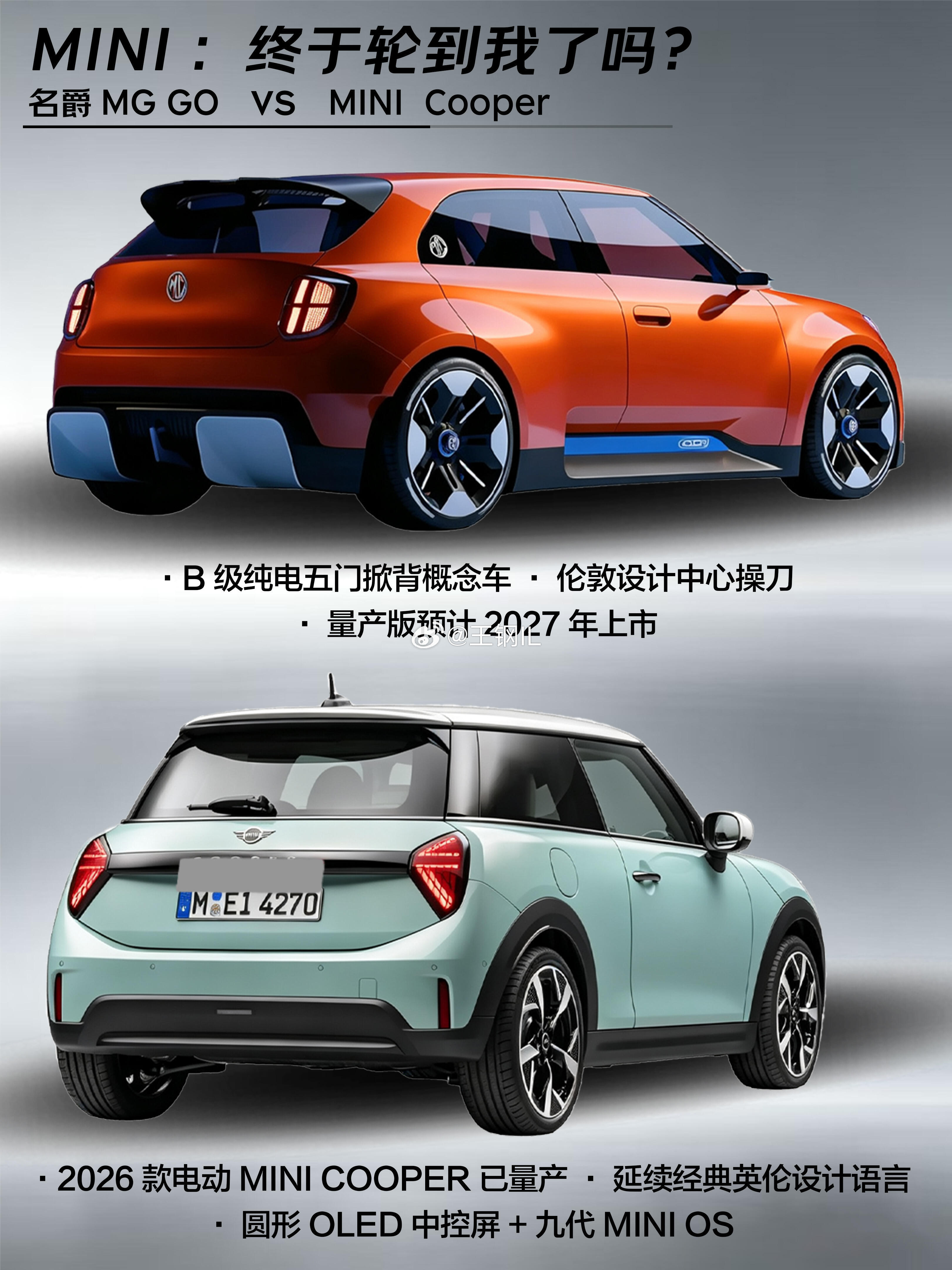 2026年古德伍德速度节上，MG发布了一台纯电概念掀背——MG GO!圆润的线条