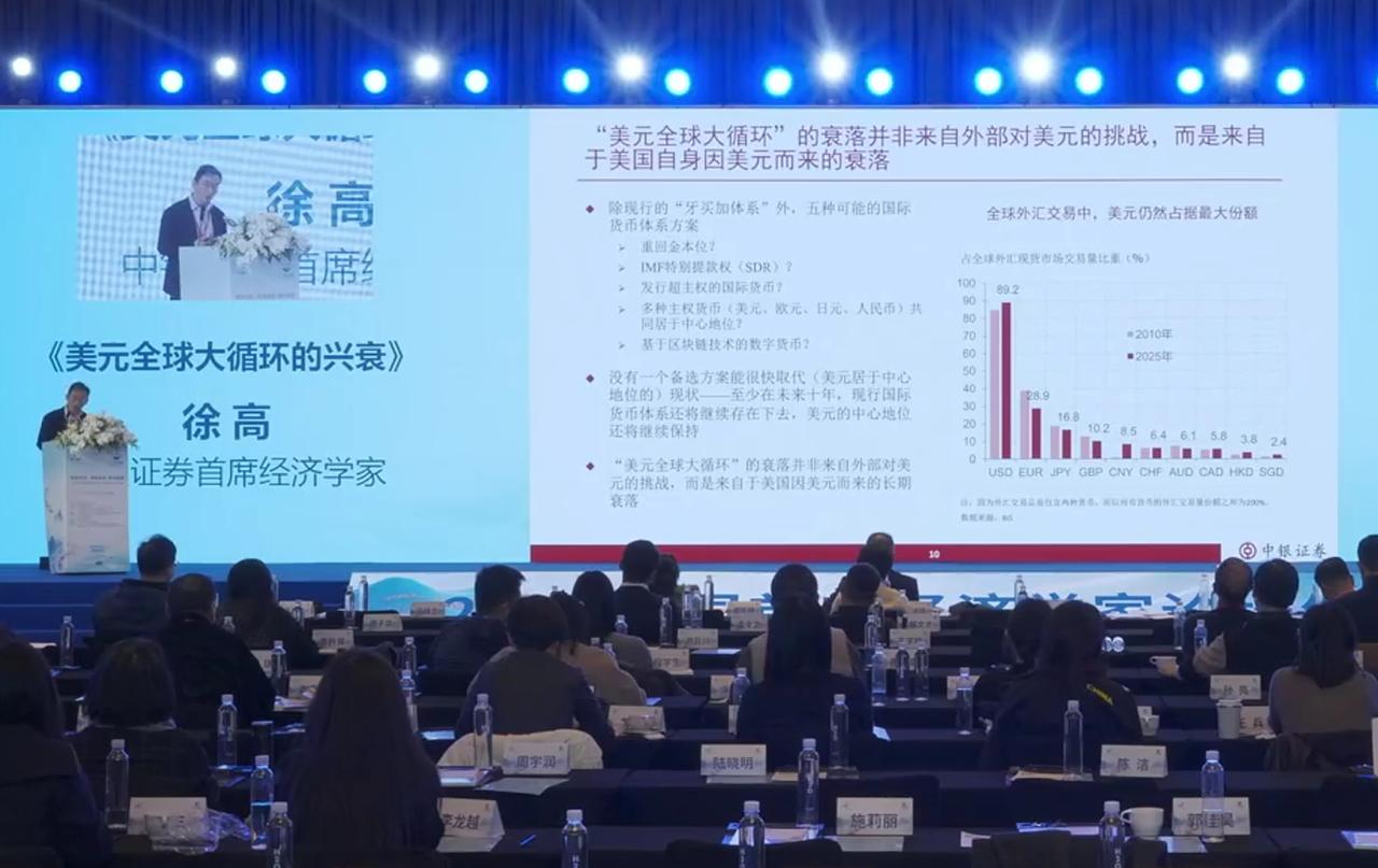 中银证券首席经济学家徐高：美元给美国带来了