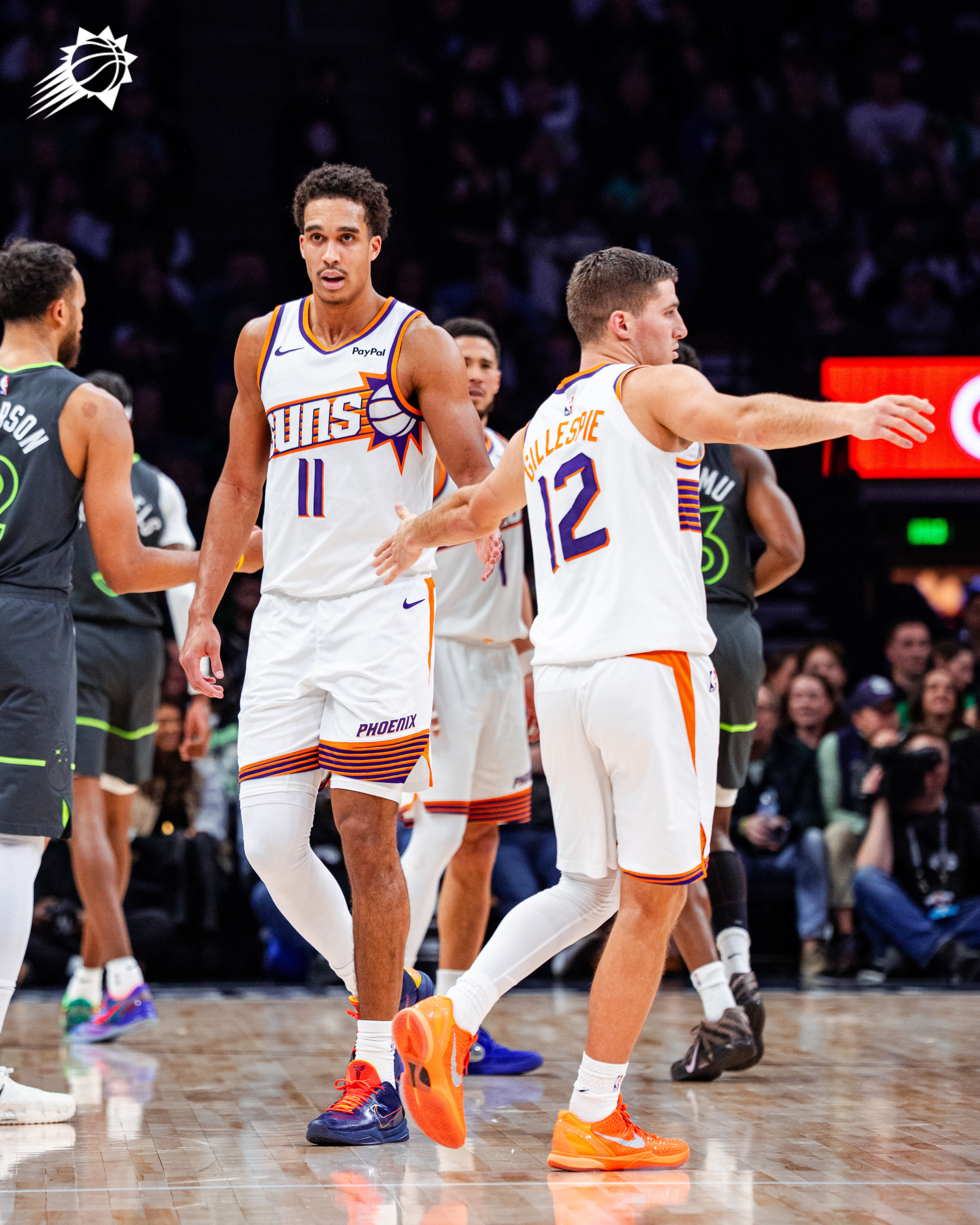 鸡皮虽未得分，但半场送出7次助攻！菲尼克斯太阳 ｜旭日东升 ｜太阳vs森林狼