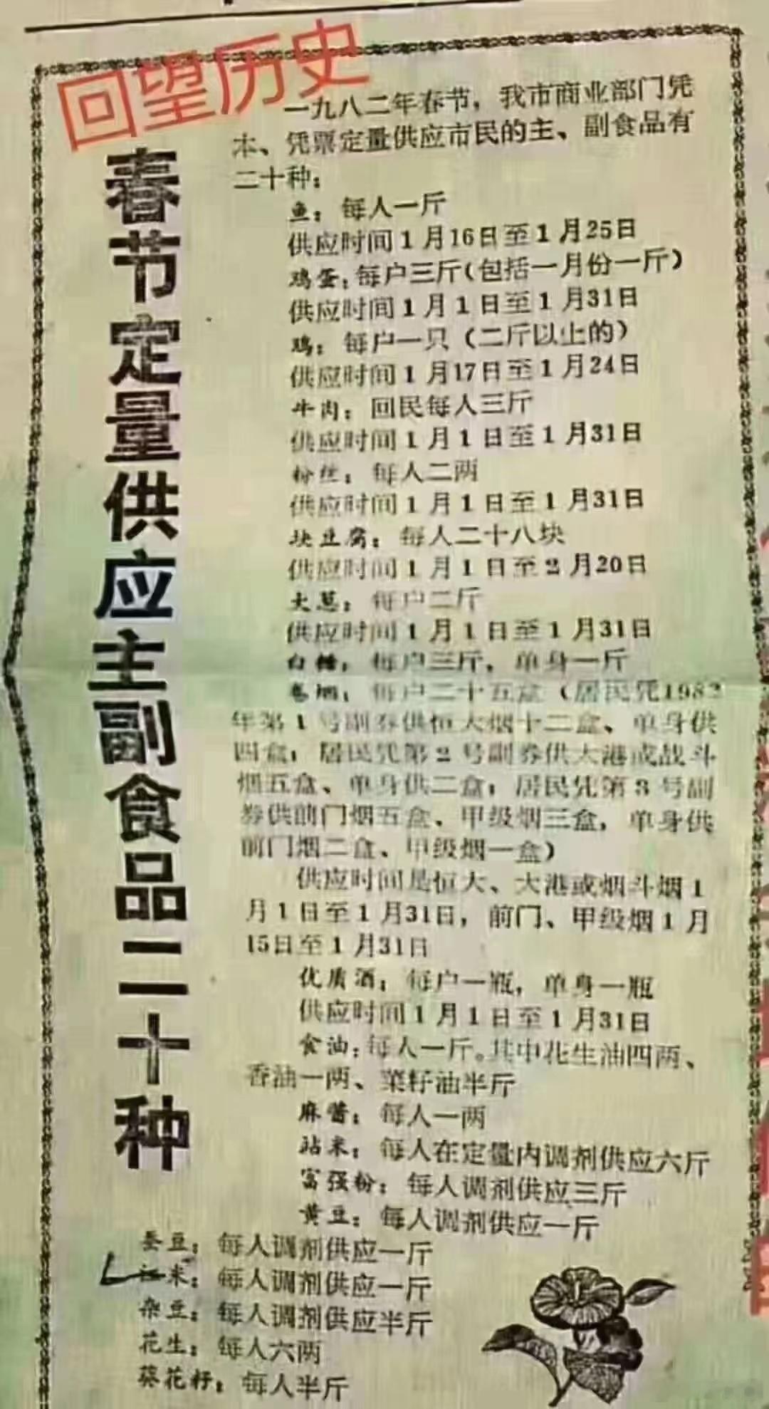 这是1982年，我研究生毕业后一年，物质已经大大大大丰富了！1972 ～1975