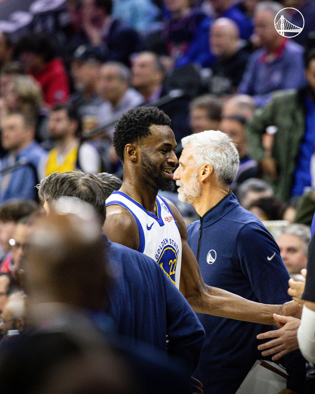 科尔谈爱勇士团队：“我喜欢维金斯和库明加一起在场上的表现。这个团队中的每个人近期