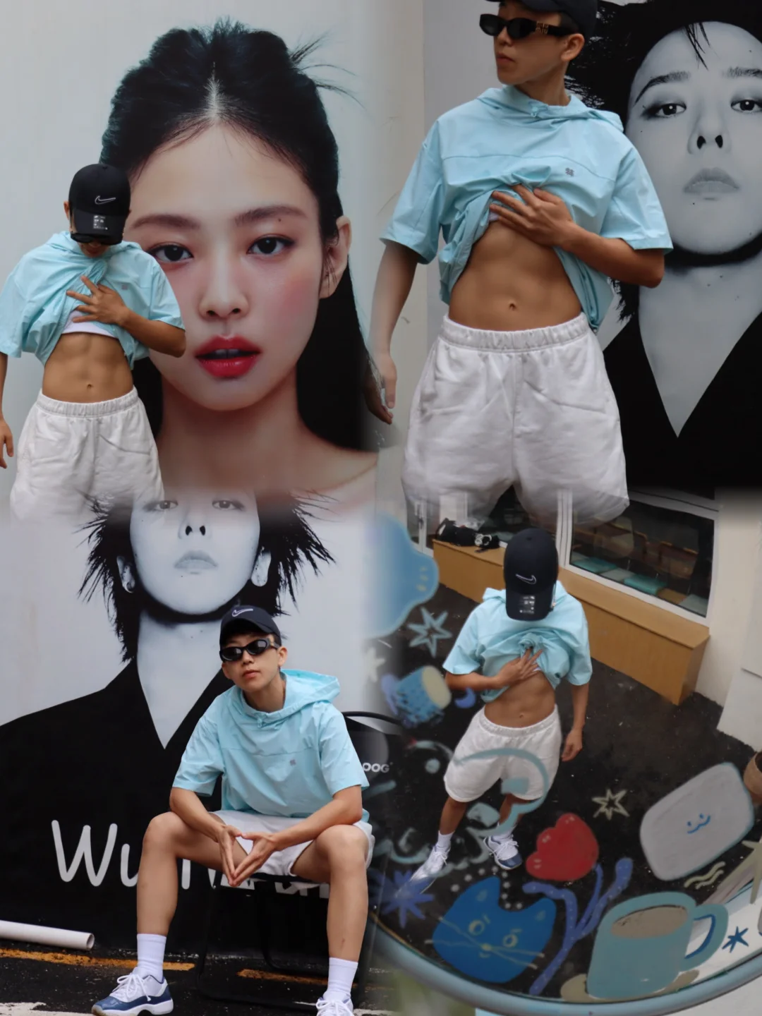 薄肌女生｜164cm 54.75kg