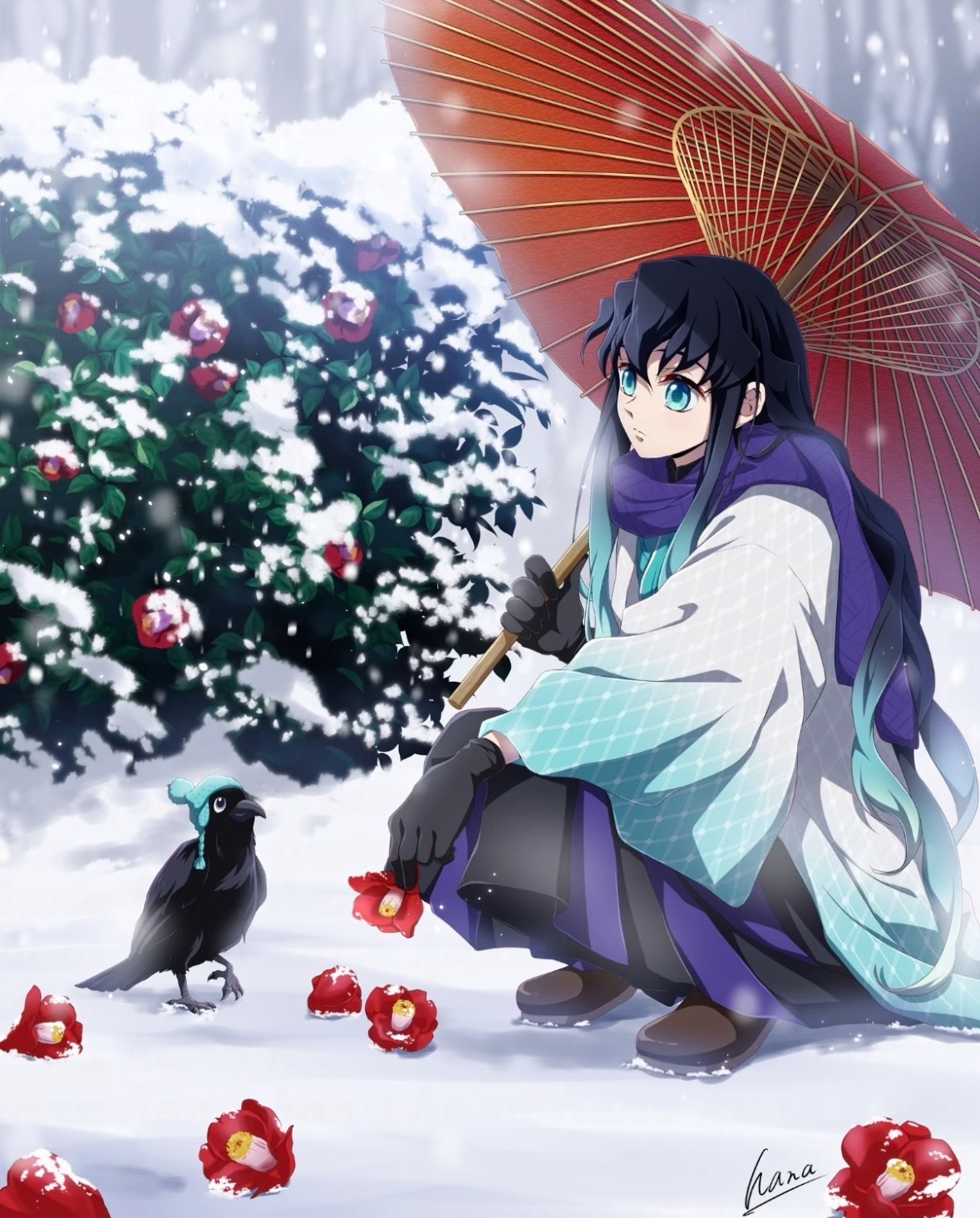 新年快乐🎉hana老师笔下的时透无一郎，真是越来越好看了呢！ 2025动漫嘉年