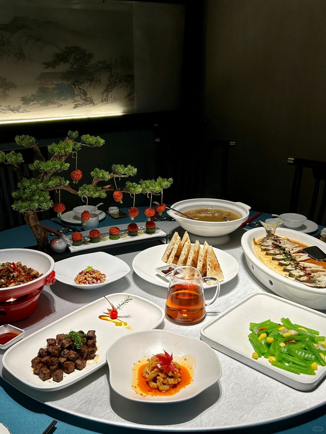 在长沙吃到了近期惊艳的一顿。。。岳麓山限定！