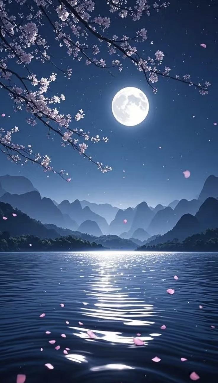 上联：圆圆缺缺天上月
下联：断断连连弦上声