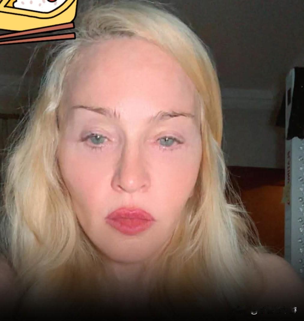 67岁的欧美流行音乐天后麦当娜，分享了她最私密的一面，发布了一张标题为“失眠”的