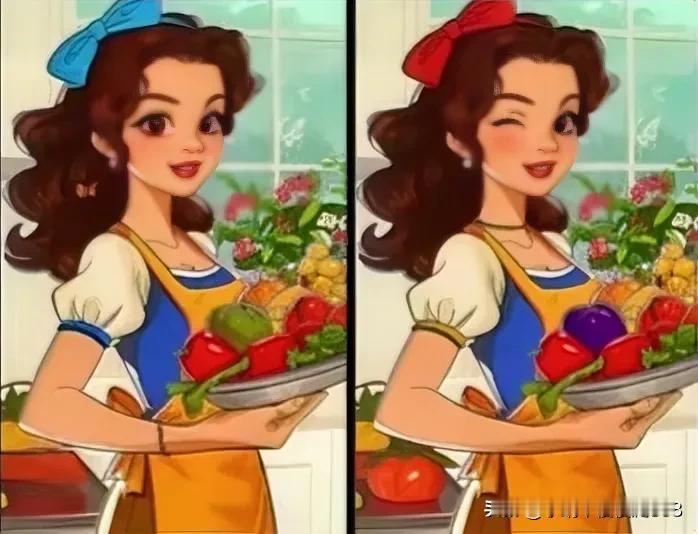少女美丽如鲜花
考眼力9处不同找一找[灵光一闪]