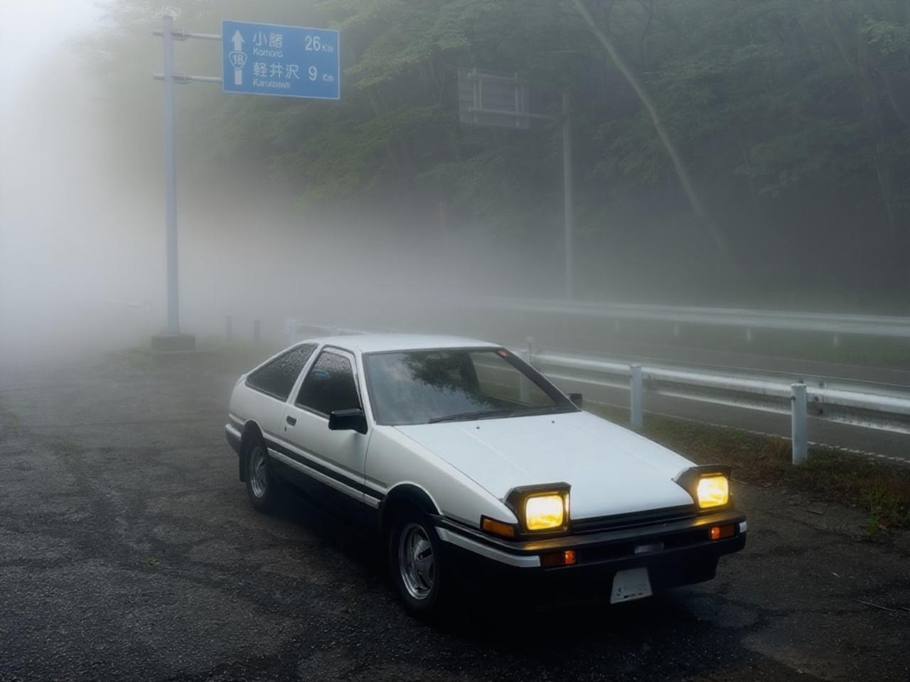 “你可以回去，但大家都不在了”！头文字D 秋名山 藤原豆腐店 AE86