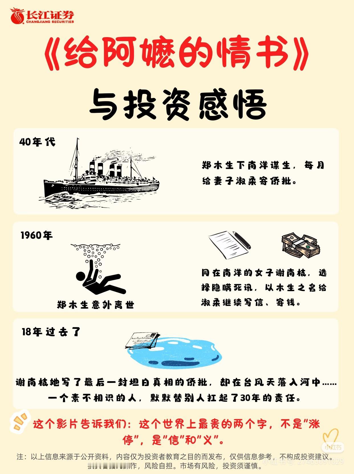 看懂《给阿嬷的情书》，才懂投资真正的顶级智慧
 
大多数人炒股一辈子，都在追“涨