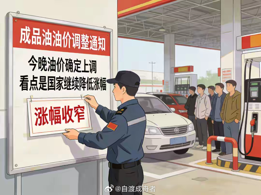 今晚油价确定上调 看点是国家继续降低涨幅今晚国内成品油零售价将迎来新一轮调整，最