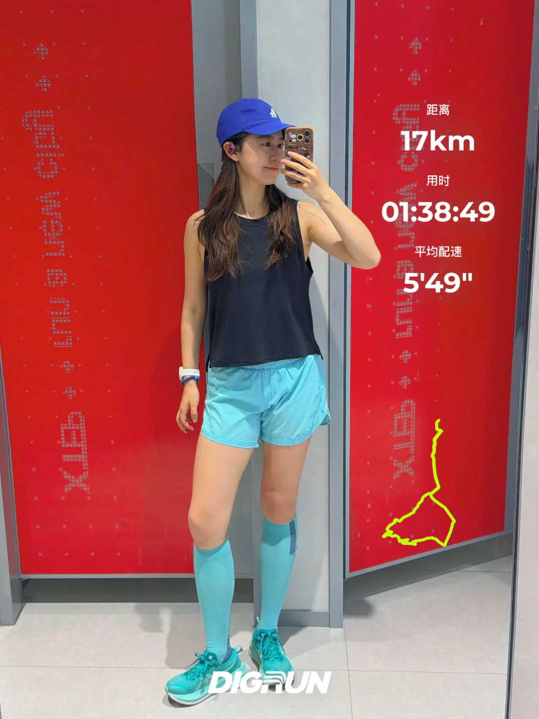 五一假期，在杭州跑了62k