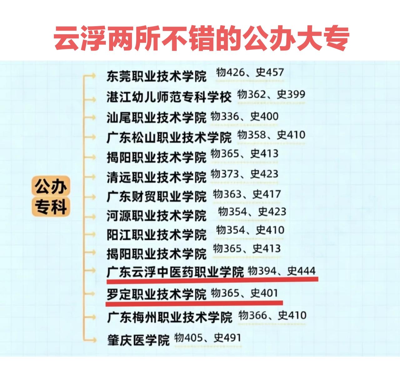 云浮有两所不错的公办大专，一所是罗定职业技术学院，还有新兴县的云浮中医药职业学院