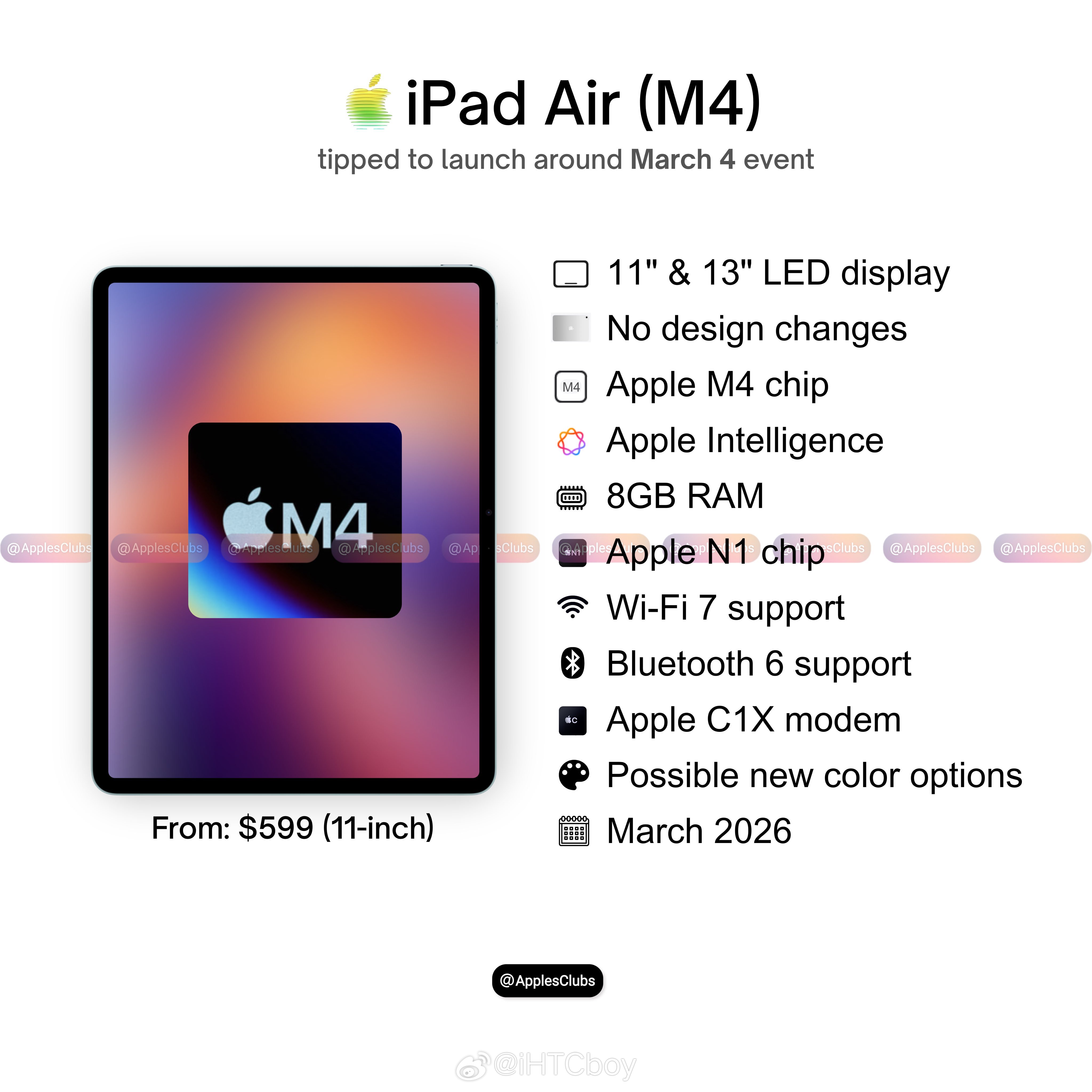 2026苹果春季发布会3 月 4 日晚上 10 点上海举行 Apple 体验活动